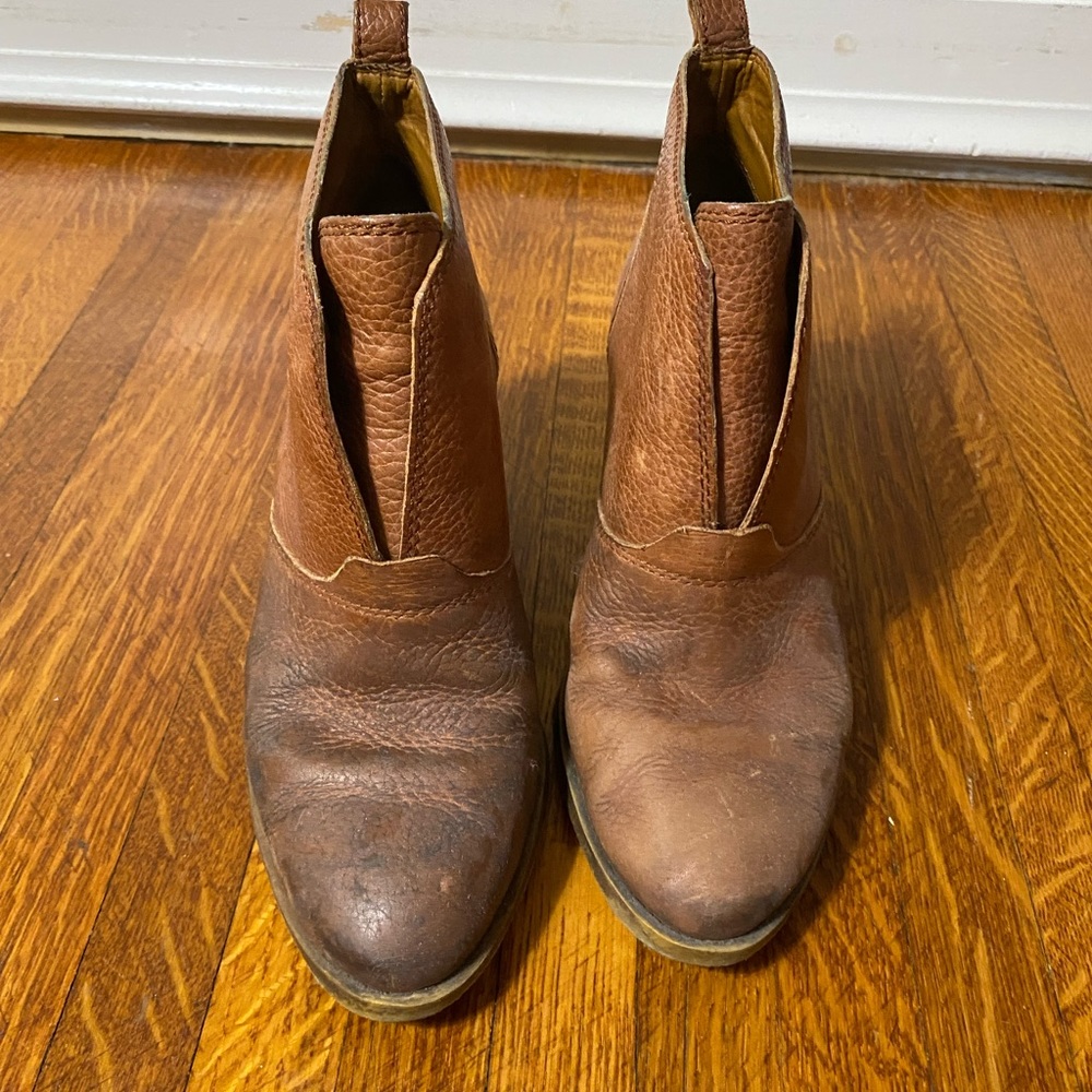 Brown booties